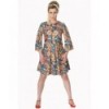 Robe Banned Clothing Floral Dream Angel Sleeve Dress Multicolor