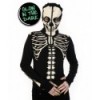 Sweatshirt Banned Clothing Glow In The Dark Skeleton Hand Hoodie Noir