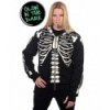 Sweatshirt Banned Clothing Noir Glow In The Dark Skeleton Men's Hoody Noir