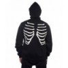 Sweatshirt Banned Clothing Noir Glow In The Dark Skeleton Men's Hoody Noir