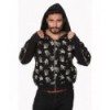 Sweatshirt Banned Clothing Noir Skeleton Hands Hoodie Noir