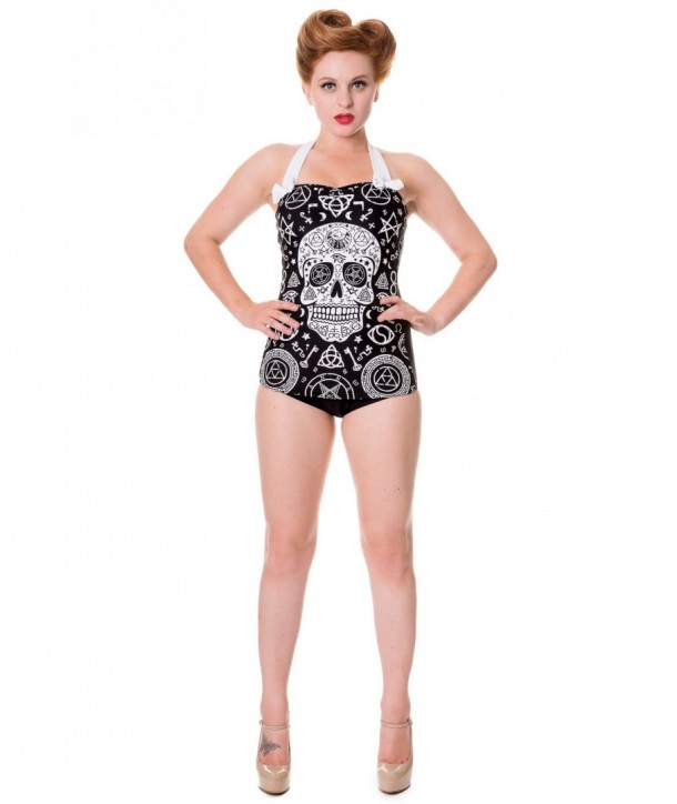 Maillot De Bain Banned Clothing Pentagram