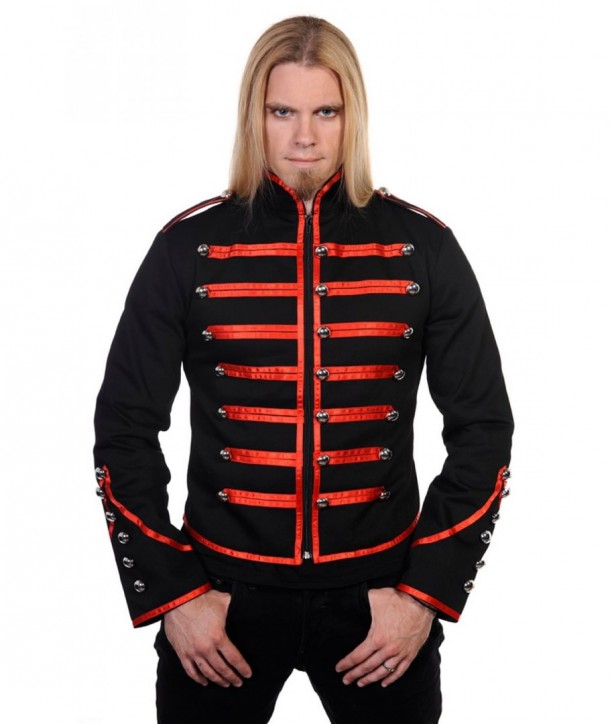 Veste Banned Clothing Military Drummer Rouge