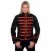 Veste Banned Clothing Military Drummer Rouge