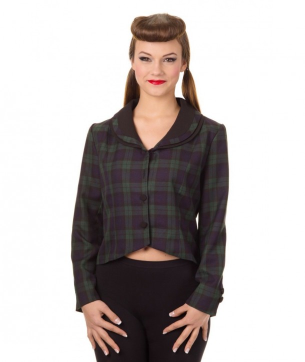 Veste Banned Clothing Vintage Tartan