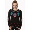 Pull Banned Clothing Skull Knit