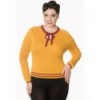 Pull Banned Clothing First Love Knit Top Mustard