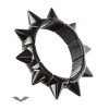 Bracelet Queen Of Darkness Gothique Black Bracelet With Plastic Cone Studs