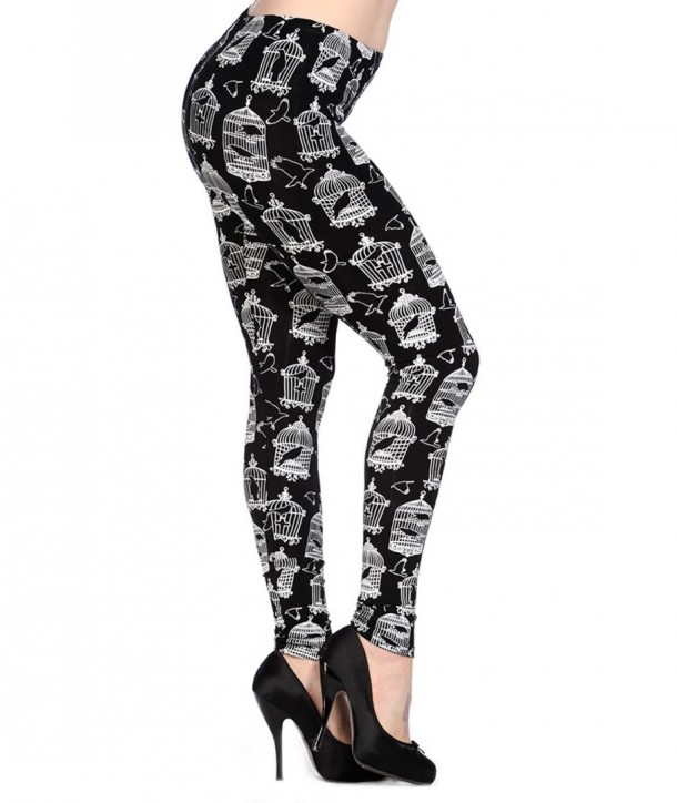 Leggings Banned Clothing Birds And Cage