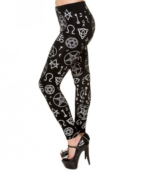Leggings Banned Clothing Pentagram