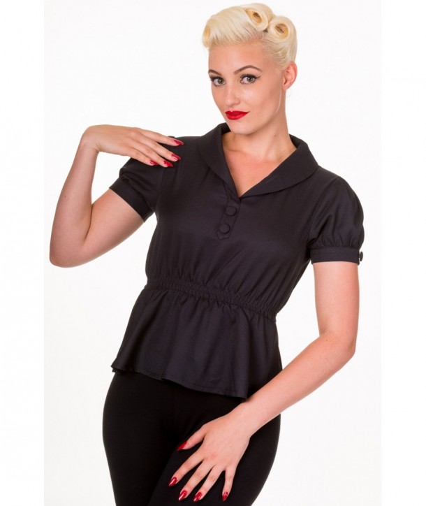 Top Banned Clothing Endora Blouse Noir