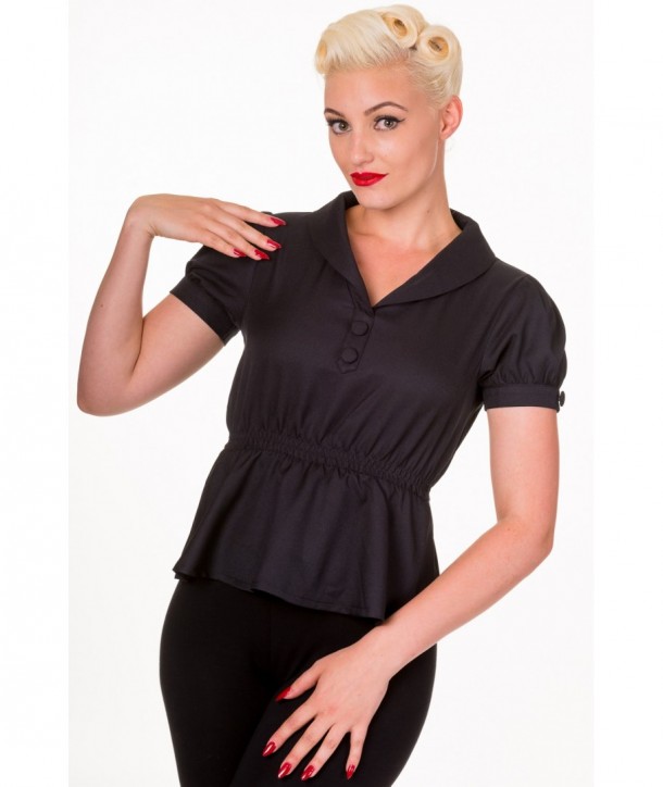 Top Banned Clothing Endora Blouse Noir