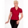 Top Banned Clothing Endora Blouse Bordeaux