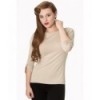 Top Banned Clothing Addicted Sweater Beige