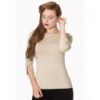 Top Banned Clothing Addicted Sweater Beige