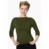 Top Banned Clothing Addicted Sweater Olive