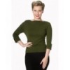 Top Banned Clothing Addicted Sweater Olive