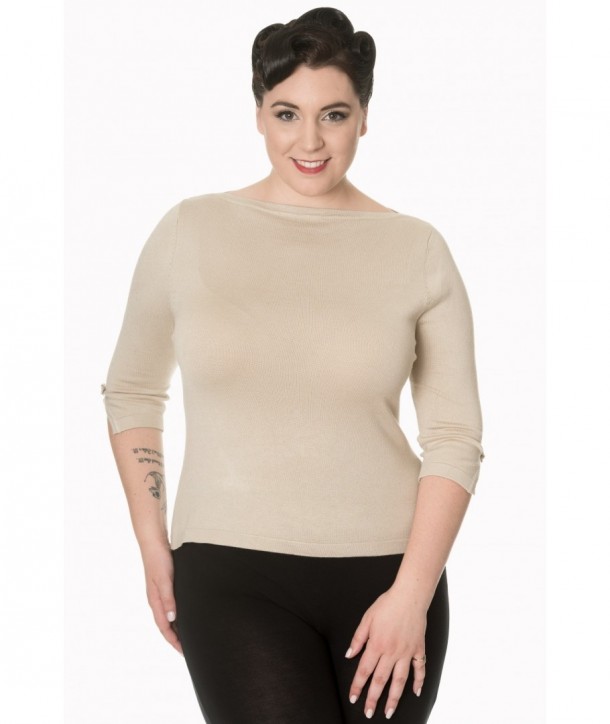 Top Banned Clothing Addicted Sweater Beige