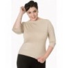 Top Banned Clothing Addicted Sweater Beige