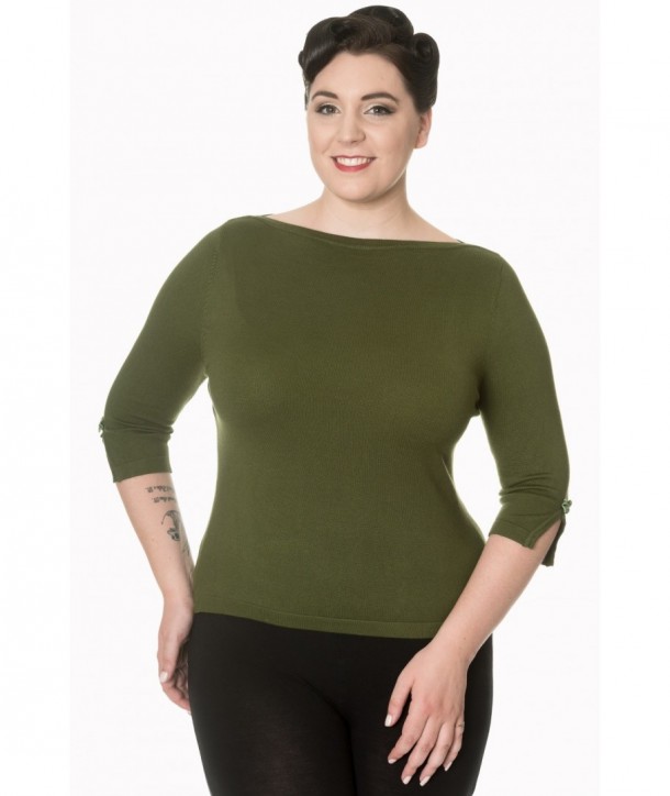 Top Banned Clothing Addicted Sweater Olive