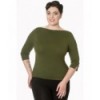 Top Banned Clothing Addicted Sweater Olive