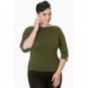 Top Banned Clothing Addicted Sweater Olive