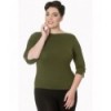 Top Banned Clothing Addicted Sweater Olive