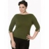 Top Banned Clothing Addicted Sweater Olive