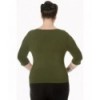 Top Banned Clothing Addicted Sweater Olive