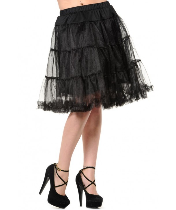 Tutu Banned Clothing Petticoat Skirt Noir