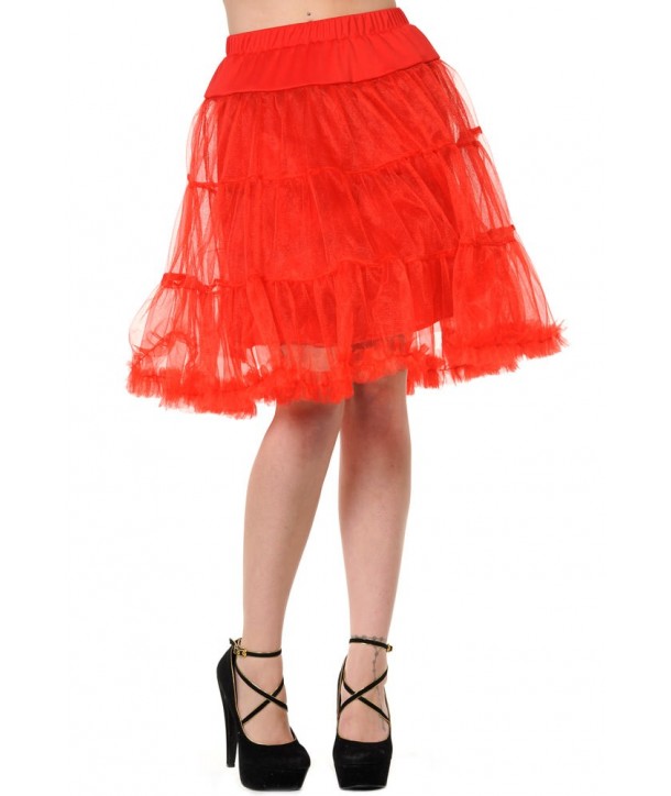 Tutu Banned Clothing Petticoat Skirt Rouge