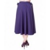 Jupe Banned Clothing Buttons Long Skirt Navy Bleu