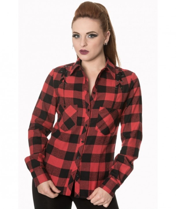 Top Banned Clothing Breaking Rules Check Shirt Rouge Check