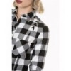 Top Banned Clothing Breaking Rules Check Shirt Blanc/Noir