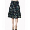 Jupe Banned Clothing Proud Peacock Skirt Night/Bleu