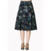 Jupe Banned Clothing Proud Peacock Skirt Night/Bleu