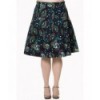 Jupe Banned Clothing Proud Peacock Skirt Night/Bleu