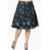 Jupe Banned Clothing Proud Peacock Skirt Night/Bleu