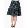 Jupe Banned Clothing Proud Peacock Skirt Night/Bleu