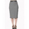 Jupe Banned Clothing Swept Off Her Feet Pencil Skirt Noir