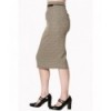 Jupe Banned Clothing Swept Off Her Feet Pencil Skirt Marron