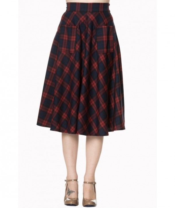 Jupe Banned Clothing Apple Of My Eye Skirt Rouge