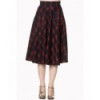 Jupe Banned Clothing Apple Of My Eye Skirt Rouge