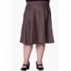 Jupe Banned Clothing Apple Of My Eye Skirt Rouge/Noir