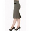 Jupe Banned Clothing Lady Luck Pencil Skirt Noir