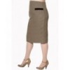 Jupe Banned Clothing Lady Luck Pencil Skirt Marron