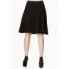 Jupe Banned Clothing Batting Eyelids Skater Skirt Noir