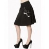 Jupe Banned Clothing Batting Eyelids Skater Skirt Noir