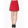 Jupe Banned Clothing Dare To Wear Buckle Detail Skirt Rouge