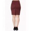 Jupe Banned Clothing Rock And Roll Skirt Bordeaux
